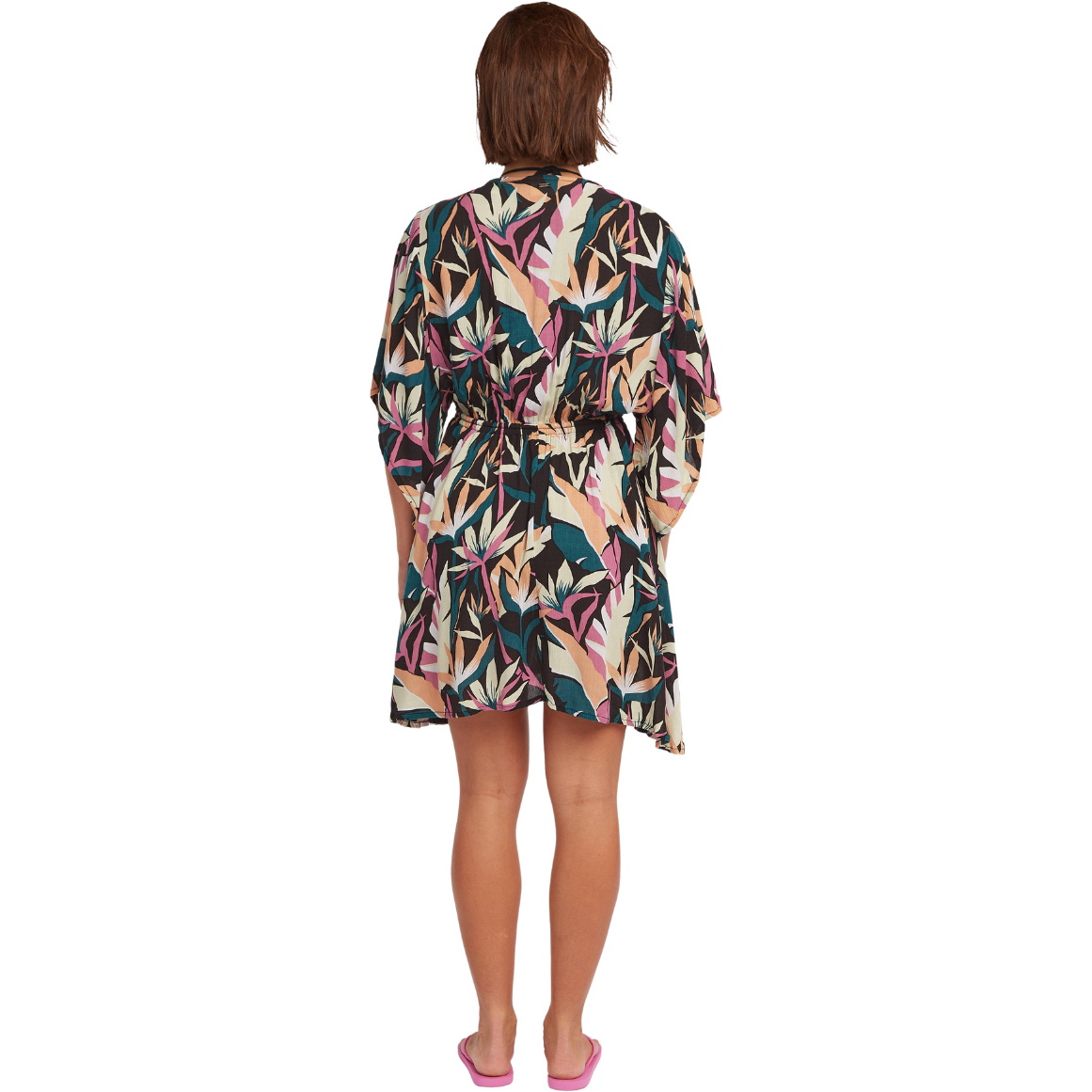 2026 O'Neill Womens Essentials Tokeena Cover Up Dress 1300138  - Black Wmns Tropicana